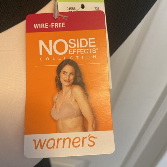 Warner’s Soft Pink 36B Bra Wire Free No Side Effects Extra Side Coverage NWT - Picture 4 of 9